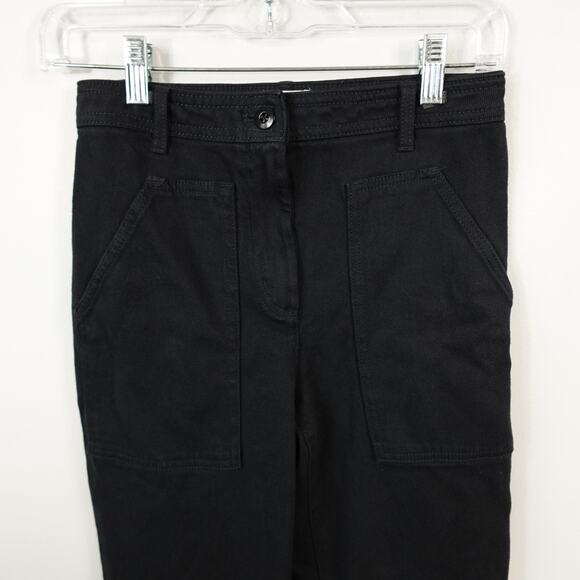 Aritzia Wilfred Free Straight Modern Utility Pant in Black Size 0 - Picture 6 of 10